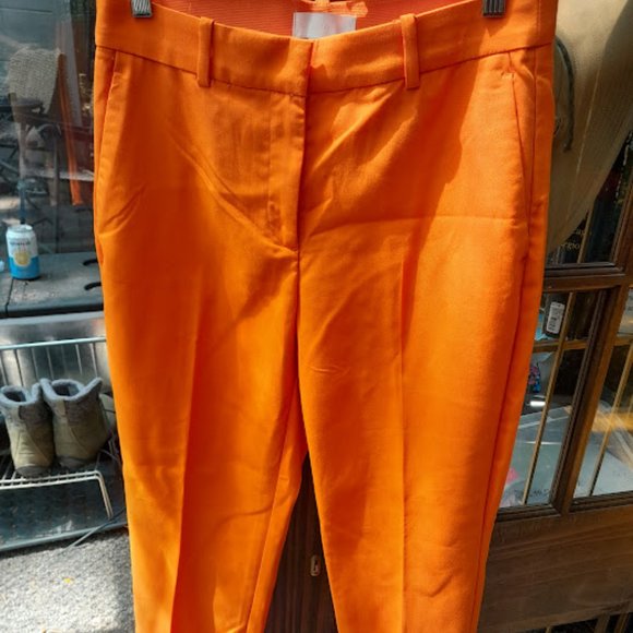 H&M Orange Dress Pants-NWOT - Picture 1 of 3